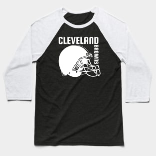 Cleveland Browns 3 Baseball T-Shirt